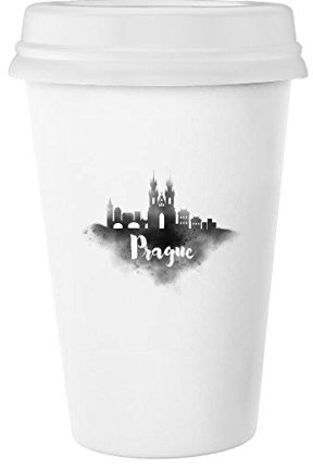 Prag Tschechische Tinte City Classic Tasse Weiß Keramik Keramik Tasse Kaffee Milch Tasse Geschenk 350 ml