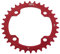 Fahrrad Kettenblatt, 32/34/36 / 38T BCD 104 Mountainbike Single Speed Kettenblatt Geeignet für die Meisten Fahrrad Rennrad Mountainbike (34T-Rot)