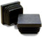 ajile Embout Carré à Ailettes en Plastique NOIR pour Pied Tube de Chaise et Table de Dimension EXTÉRIEURE 60x60 mm – Sachet de 10 Pièces – EPD160x10-FBA