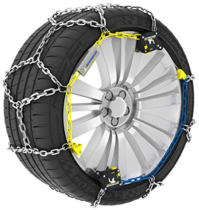 MICHELIN 008464 EXTREM GRIP AUTOMATIC Catene da Neve Metalliche speciale veicoli 4x4, veicoli commerciali e camper, Tensione Automatica, N°240