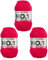 myboshi No.1 Wolle zum Häkeln und Stricken, Schnellstrickgarn, langlebige Mützenwolle, Strickwolle, Häkelwolle, mulesing-frei, 50g, Ll 55m Rot (Kirsche) 3 Knäuel