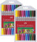 Faber-Castell 151110 - Fasermaler mit Doppelspitze (sortiert, 2 x 10er Etuis)