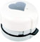 Rayher 69221000 Fliegender Stanzer mit Herz-Motiv, Magnet Stanzer für Kartengestaltung und Scrapbooking, Durchmesser 5,08 cm, Farblos
