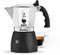Bialetti New Brikka, Moka-Kanne, die einzige Herdkaffeemaschine, die in der Lage ist, einen Cremereichen Espresso Zuzubereiten, 2 Tassen (100 ml), Aluminium und Schwarz