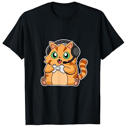 Gaming Gato I Videojuego I Videojuego I Ordenador I PC Camiseta