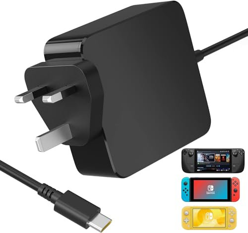 Newding 65w Laptop Charger Type C, USB C PD Laptop Charger Power Supply Compatible with Lenovo ThinkPad Yoga,HP Chromebook, Dell XPS, ASUS, Acer, MacBook/Pro, HUAWEI,Samsung and more Type C Devices