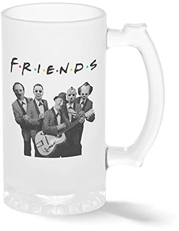 Friends Halloween Band BS Transparent Bierkrug Stein 500ml