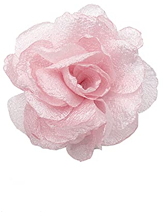 KABELIFE Elegante Damen Accessoires Haarblumen Haarblüte Haarspange Haarschmuck Blumen Brosche Ansteckblume viele Farben (Hellpink)