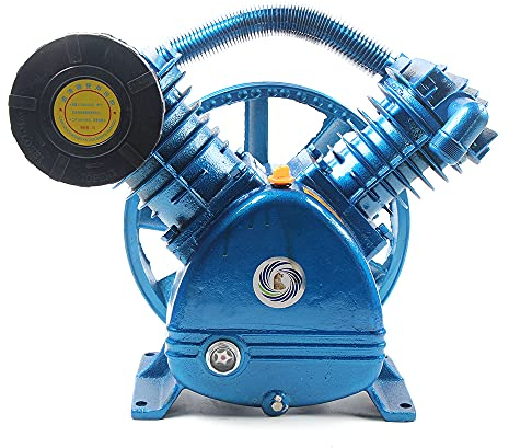 Kompressor Aggregat 2 Zylinder V-Typ Kompressor Luftkompressor-Pumpenkopf 4KW 5.5HP 175PSI 21CFM Druckluft Kompressoraggregat Kompressor Ersatzteile DFV-06/12.5