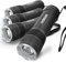 Eveready Lot de 4 lampes de poche LED super lumineuses, idéales pour les émergences, noir