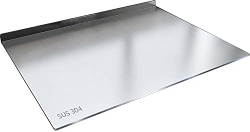 Planche à découper grande taille Planche à Découper de Cuisine, Anti-moisissure Planche à découper en acier inoxydable pour Viande, Légumes, Frui (Épaisseur:1.5mm-30X40cm)