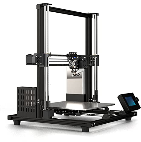 3D-Drucker, 3D-Drucker-Bausatz Ergonomische Glatte Entladung Einstellbare Versiegelung 2 Optische Achsen Aluminiumrahmen Auto Feed Return für PLA ABS HIPS (EU-Stecker)