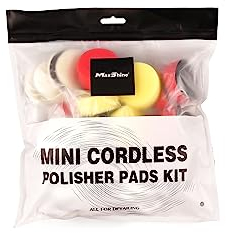 MaxShine Mini Cordless Polisher Pads Kit
