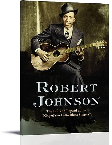 NgAnoh Great Robert Johnson Art Deco Poster, Wandkunst, Scroll Leinwand Gemälde Bild Wohnzimmer Dekor Zuhause 20 x 30 cm