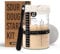 Sauerteig-Starter-Set mit 34 Unzen Glas – Extra Thermometer-Streifen und atmungsaktive Abdeckungen im Sauerteig-Starter-Set enthalten – Ein perfektes Sauerteigbrot-Starter-Set für Anfänger bis Experte
