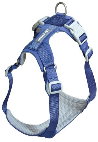 ARQUIVET Hundegeschirr Rom, Dunkelblau, M (49-68 cm)