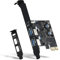 USB PCIE Karte Power Delivery, PCI Express 3 Port (Typ C, 2 x Typ A) PCIe USB 3.0 Schnelllade Karte Expansion Card mit Low Profile Bracket für Desktop PC Windows XP/7/8/10 and Mac OS