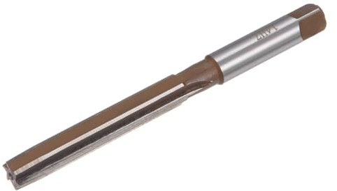 sourcing map Handreibahle, 14 mm, H7, metrischer Reibahlenbohrer für Metall, Holz, Lochreiben, gerade Rillen, 9SiCr, Schneidwerkzeug aus legiertem Stahl