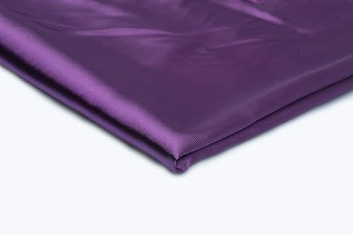 Satin dick mit Elasthan, Dekostoff, 50 x 150 cm (Violett)