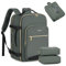 LOVEVOOK Zaino da Viaggio Aereo Bagaglio a Mano Donna Uomo, Impermeabile 40L Trolley Cabin Max per Ryanair Easyjet, Grande Porta PC 17 Pollici Valigia Borsa a Zainetto