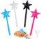 PBUSPU 4 Piezas Varita Mágica Salero y Pimentero Con 1 Embudo,Magic Wands Spice Dispenser Magical Salt & Pepper Stick para Cocina Cocina Comedor Decoración