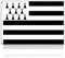 Drapeau Breton 150 x 90cm Drapeau Bretagne 150x90 cm/5x3 ft Parade Décoration Fête Célébration Coupe du Monde