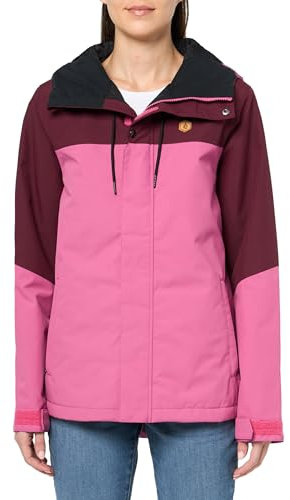 Volcom Damen Bolt Insulated Snowboard Ski Winter Hooded Jacket Schneejacke, Blurred Violet S5, XL