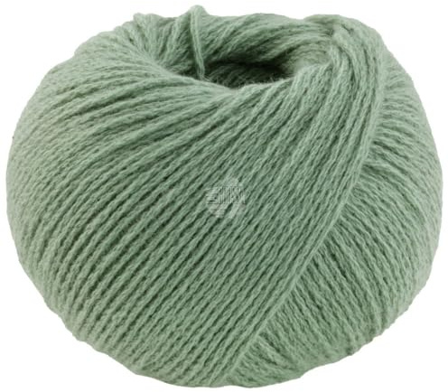 LANA GROSSA Cashmere Pure | Klassisch verzwirntes reines Kaschmirgarn | Handstrickgarn aus 100% Kaschmir | 25g Wolle zum Stricken & Häkeln | 115m Garn FB 14