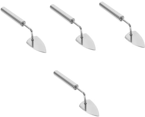 OFFSCH 4pièces Truelle De Jardin Inoxydable Outil De Creusage Transplantation pour Jardinage Extérieur Et Aménagement Paysager