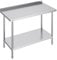 VEVOR Edelstahl-Arbeitstisch, gewerblicher Arbeitstisch zur Lebensmittelzubereitung, Zuhause und Hotel 610 x 1219 x 914 mm