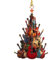 Generisch Rock Gitarre Christbaumschmuck, Acryl Musik Gitarre Christbaumschmuck, Auto Rückansicht Weihnachten Gitarre Anhänger, Gitarre Weihnachten hängende Dekoration Anhänger für Musikliebhaber