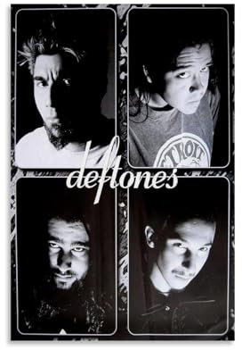 Lcaltcp Kunst-Deftones-Poster, Musikposter für Zimmer, ästhetische Leinwand, Wandkunst, Schlafzimmerdekoration, 30 x 45 cm