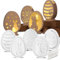 6 Stück Silikonformen Gießformen Ostern Silikonform Ostern Hase Geeignet für Osterdeko DIY Silikon Gießform Osterhase Eier