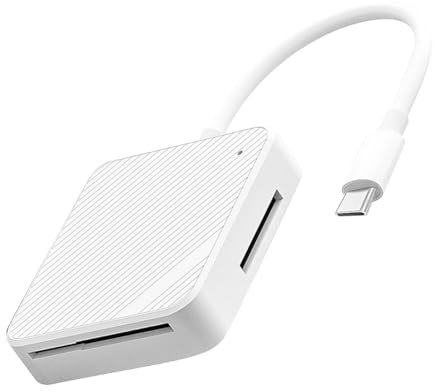 Qusedwey 4 in 1 Memory Card Reader Adapter Type C USB-C Smart Media OTG M2 SD SM XD Card Reader for Android Accessories