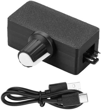 Asyduey 5-V-PWM-Drehzahlregler, 5-V-4-Pin-PWM-Lüfterregler, PWM-Regler, USB-Typ-C-Netzteil, DIY-Kühler für 5-V-4-Pin-Lüfter