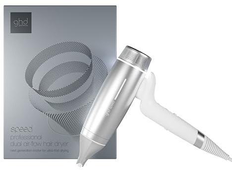 ghd speed Föhn: Profi-Haartrockner für ultra-schnelles Trocknen, Anti Frizz | Premium Haartrockner, Halo Dual-Luftstrom Technologie, Power mit Kontrolle, Cool-Touch & Cool-Scalp Gefühl, ohne Hitzeschäden