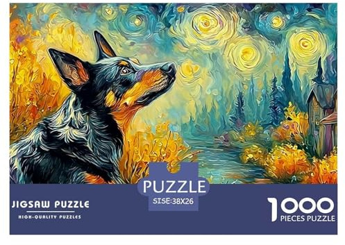 Deutscher Schäfer 1000 Teile Puzzle Premium Quality Erwachsene Kinder Home Dekoration Impossible Game 38x26cm/1000pcs