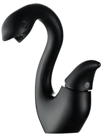 Rubinetto Lavabo Swan Design Modern Bathroom Sink Faucet Single Handle Deck Mounted Wash Basin Water Tap Hot And Cold Mixer(Color-2)