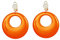 W WIDMANN MILANO Party Fashion - Ohrringe, Neonfarben, Schmuck, für 80er Jahre Mottoparty
