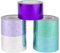 Ideen mit Herz Deko-Klebeband, 30mm x 5m, 5 Rollen | Washi Tape | Masking Tape | Dekoband | Laseroptik, gelasert, Hologramm, Holografie, 5 Farben (kalte Farben, Laserstars)
