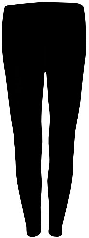 wobera ANGORA Lange Unterhose mit Wolle und Seide für Damen und Herren (X-Large, schwarz)