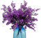 JAKY-Global Künstliche Blumen 6 Stück Getrocknete Unechte Seide Blumen Babysbreath Pflanze Dekoration für Hochzeit Sträuße Haus Garten Party Blumenschmuck(Purple)