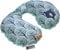 Medi Partners NACKENKISSEN Kinder Nacken Nackenstütze 100% Baumwolle/Minky Baby Nackenhörnchen für auto Kinderwagen autofahrt reisen Schlaf Hals kissen Schlummerrolle (Wald mit minzer Minky)