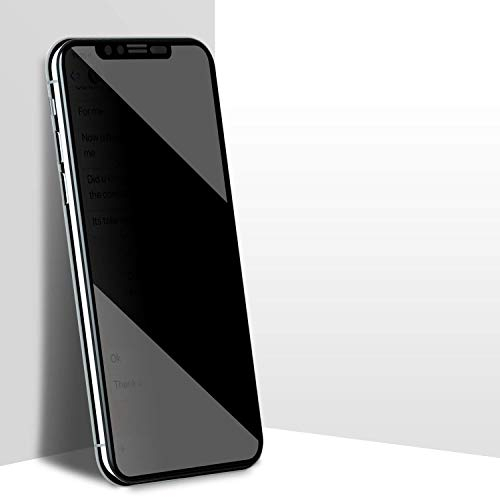 Foxcrypt Premium 3D - Anti Spy Blickschutzfolie – Blickschutzfilter - Privacy Filter Gehärtetes Panzerfolie Schutzfolie für Apple iPhone XR/iPhone 11 - Displayschutz -Tempered Glass