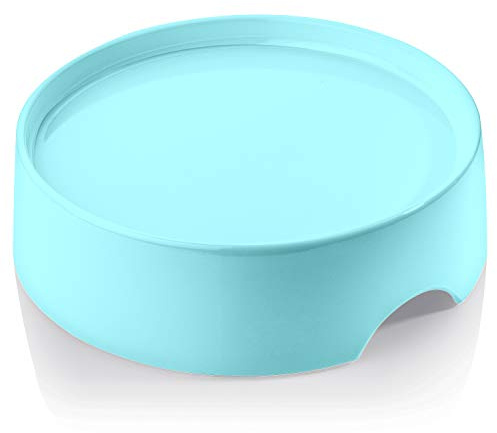 CatGuru Cat Bowl Feeding Table, Non-Slip Cat Food Bowl Feeding Station, Anti-Stress Pet Support, Blue