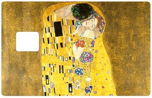 Kreditkarten-Aufkleber – Klimt, der Kuss – nur Chip – personalisieren Sie Ihre Kreditkarte mit diesen abnehmbaren Aufklebern