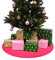 Primaflor - Ideen in Textil Weihnachtsbaum-Unterlage REVExpo Rund - Pink, Durchmesser 100cm, Event-Teppich, Stehtisch-Unterleger