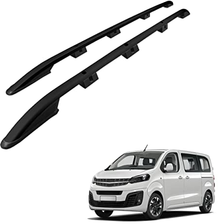 CHROMEMASTER | Dachreling Dachträger | Kompatibel mit Opel Zafira Life 2019- Extra Long/L3; Zur Befestigung der Dachgepäckträger, Dachboxen oder Dachfahrradträger | Robuste Konstruktion aus Aluminium