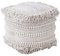 BUTLERS Boho Lounge Woll-Pouf mit Troddeln