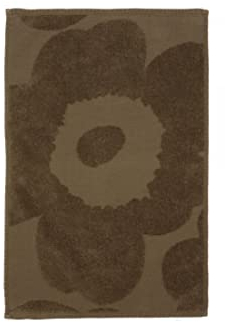 Marimekko Unikko Guest Towel 30X50 cm - Dark Sand